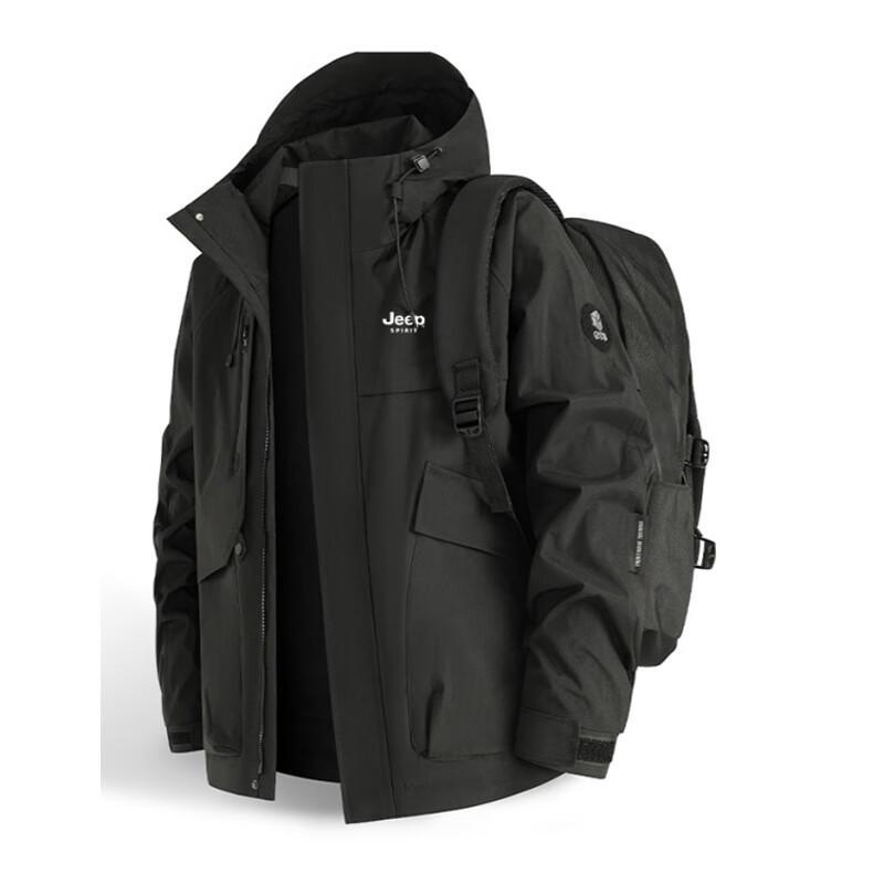 JEEP SPIRIT Мужская повседневная куртка с капюшоном для активного отдыха