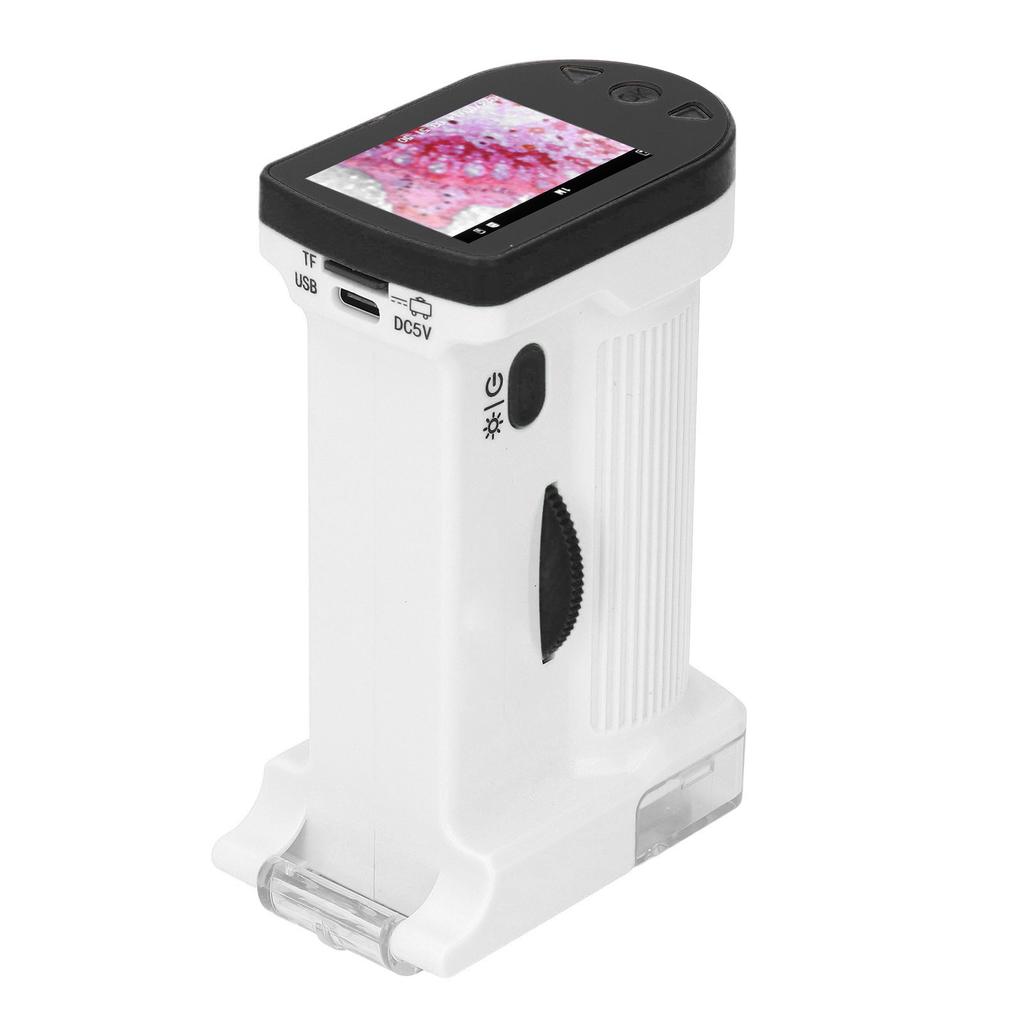 Kids Handheld Microscope with LED Light Brightness Video Shooting Lighted Microscope with 32GB Small Memory Card