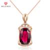 Rose Gold SimpleTemperament Gorgeous Pendant Clavicle Chain  For Women Charm Wedding Engagement Fine Jewelry New Trendy