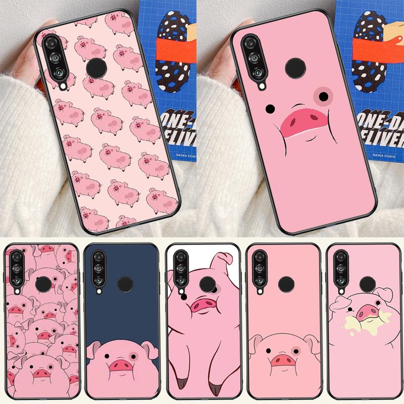 Мультяшная свинка Для Huawei P60 Pro P30 P40 Lite Nova 7i 8i 11i 12i 12s 10 9 SE Y90 Y60 Y70 Y72 Y61 Y91 Чехол
