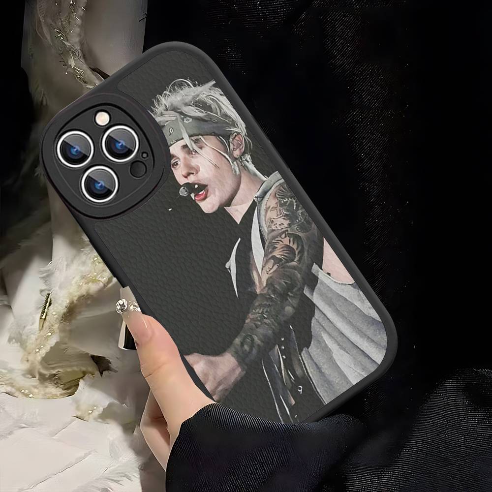 Певец J-Justin B-Bieber Для iPhone 16 16E 15 14 13 12 11 Pro Max Plus Кожаная задняя крышка для телефона