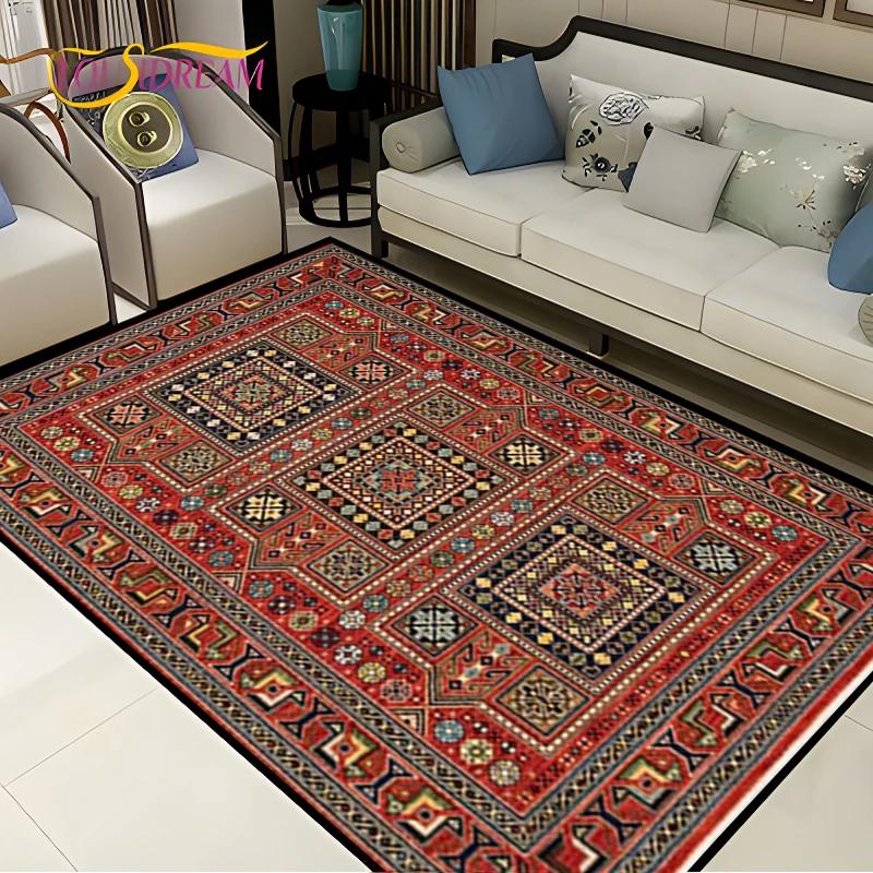 Винтажный персидский ковер для гостиной, спальни, богемный, турецкий, марокканский, этнические ковры, противоскользящий, мандала, геометрический, придверный коврик, коврик-постер