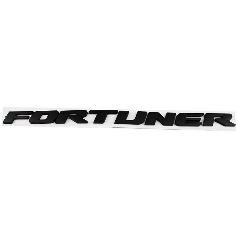 kycr7 1pc 3D ABS FORTUNER Letters Emblem Stickers for Toyota Fortuner Car Front Hood Bonnet Grill Trunk Badge car Accessories