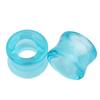 Multi-color 8-16mm Glass Plugs Flesh Tunnels Ear Expander Piercing Men Womens Ear Gauges Expander Piercing