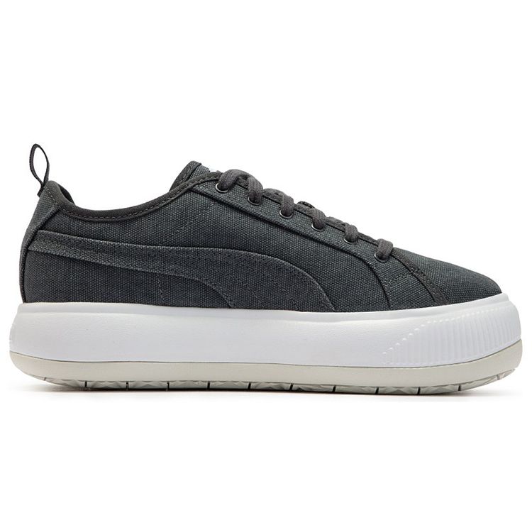 Puma Замшевые кроссовки Mayu Canvas Ebony Women Grey White Nimbus-Cloud 383165-03