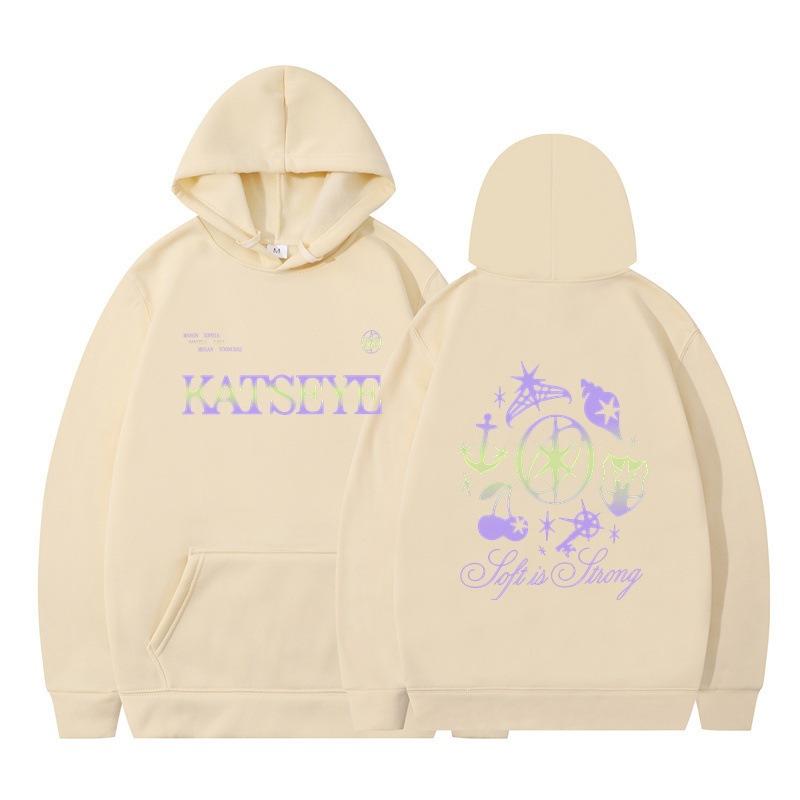Spring and Autumn new sweater KATSEYE new album hooded sweater for fans retro fashion men and women print