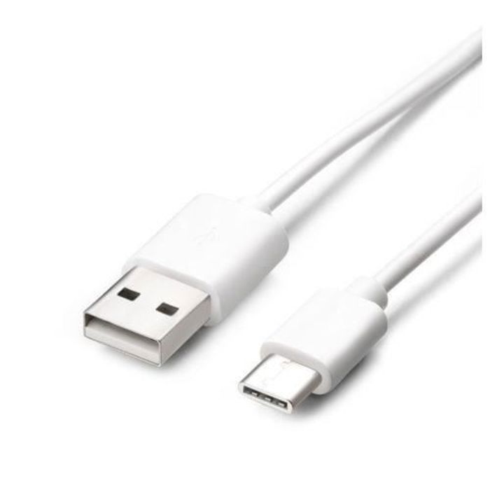 Set of 10 White USB Type C Fast Charging Cable, for Mobile OPPO A9 2020 6.5" 1 Meter - Brand Yuan Yuan