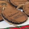 Names of Jesus Decorations Wooden Jesus Themed Hanging Ornaments Rustic Religious Decorations Christian Gifts for Women Men Festive Decor