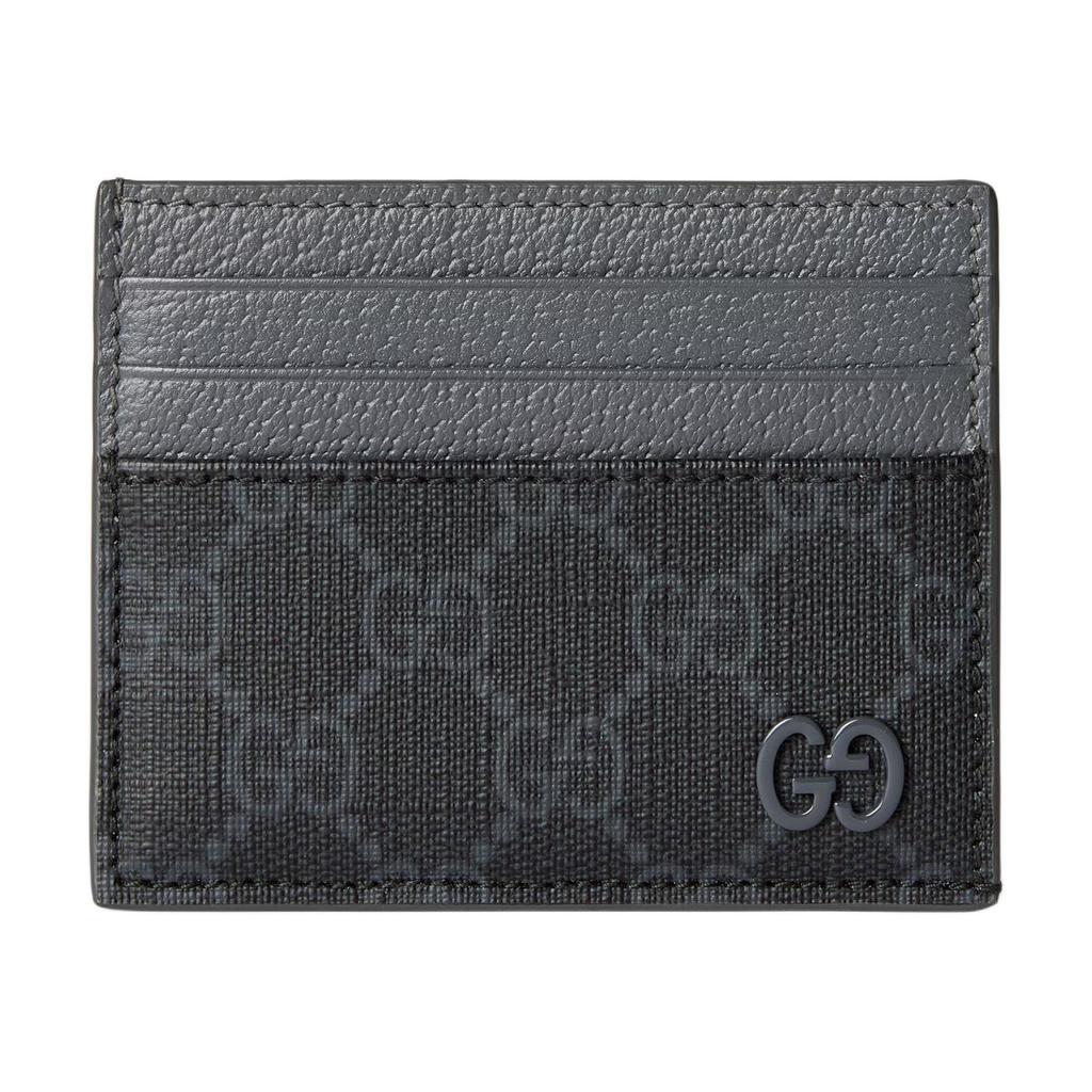 Gucci Логотип Supreme Тканевый держатель для карт Унисекс Кошельки Черный 795230-FACQC-1048