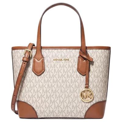 Eva Classic Monogram Регулируемый плечевой ремень ПВХ Сумка-тоут Мини женские сумки-тоут Ванильно-белый 35S6GV0T0B-VANILLA