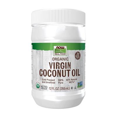 Кокосовое масло Real Food Organic Virgin, 12 жидких унций