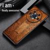 Honor Magic5Pro Cowhide Full Cover Leather Case - Ultimate Edition, Genuine Leather Protective Cover.