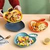 Fruit Shape Dish Sauce Vinegar Holder Food Grade Multi-functional Dumpling Cold Dishes Snack Dessert Fruit Appetizer Serving Plate Tray Kitchen