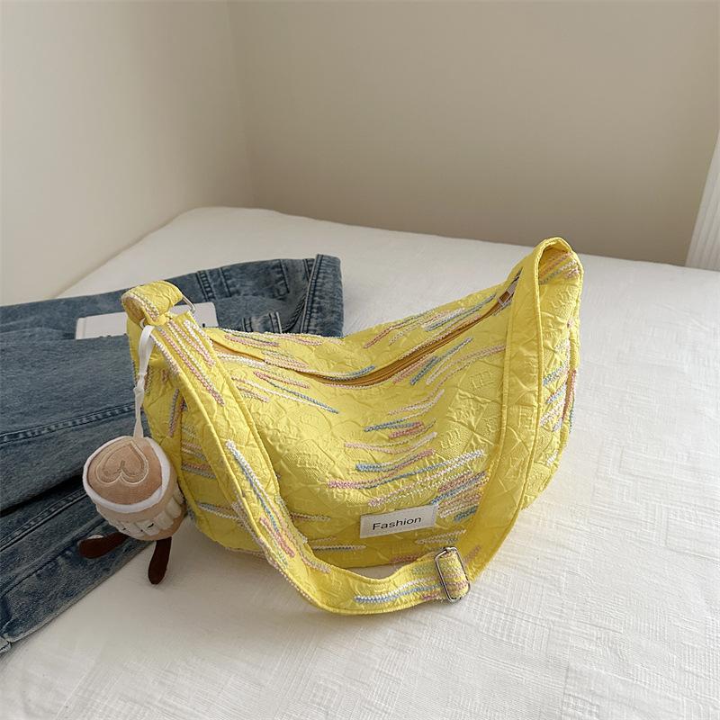 Большая вместительная сумка через плечо, летняя новая модная простая сумка через плечо, женская модная повседневная сумка через плечо