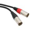 Удобный кабель-разветвитель Acogedor XLR Balanced Dual XLR Male to Female XLR Y 3,5 мм, 3,5 мм 1/8 дюйма 3-контактный