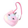 Детская милая сумка через плечо Детская плюшевая мультяшная сумка-мессенджер с единорогом Кошелек для монет