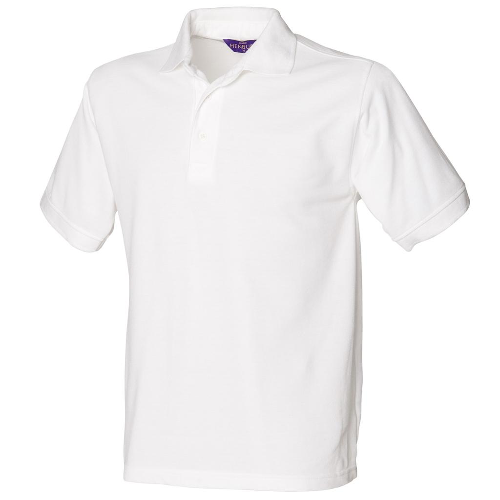 Henbury Mens Short Sleeved 65/35 Pique Polo Shirt