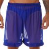 Men's Mesh See-Through Loose Lounge Boxer Shorts Underwear Summer Beachwear