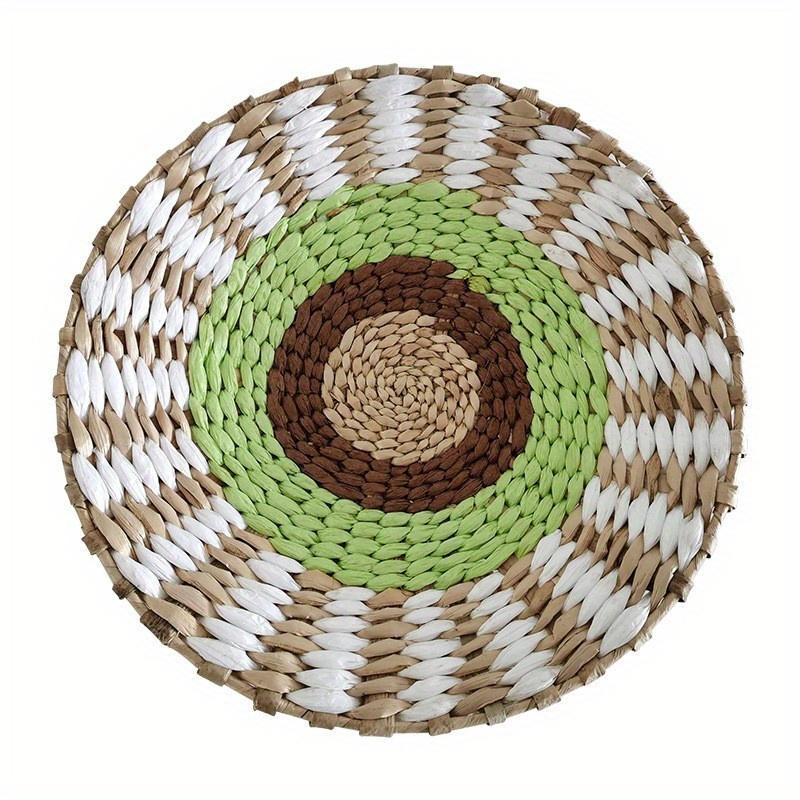 1Pcs Moroccan Style 13.78 Inch Straw Background Wall Decorations for Home Sofa Bedside Hangings