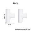 2/3/4/5 Way Elbow Connector for Home Plastic PVC Pipe Connector Fittings Straight Elbow Tee Cross Joints Water Pipe Adapter