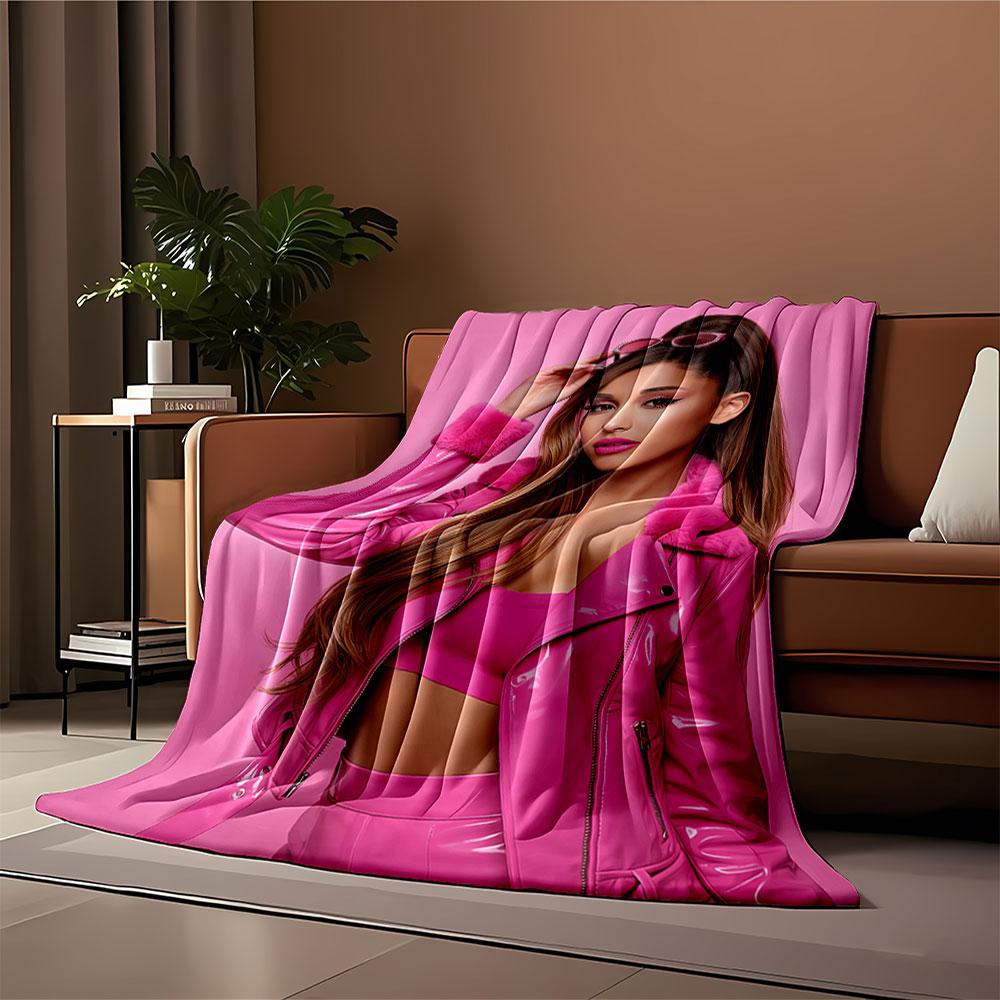 Pink Fashionista Blanket for all seasons blanket lunch break throw gift