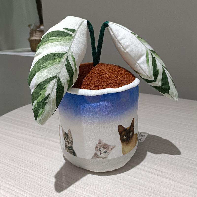 10Types Artificial Flower Plush Toy Green Plants Flower Soft Dolls Girls Boys Kawaii Xmas Gift Home Decor New House Gift