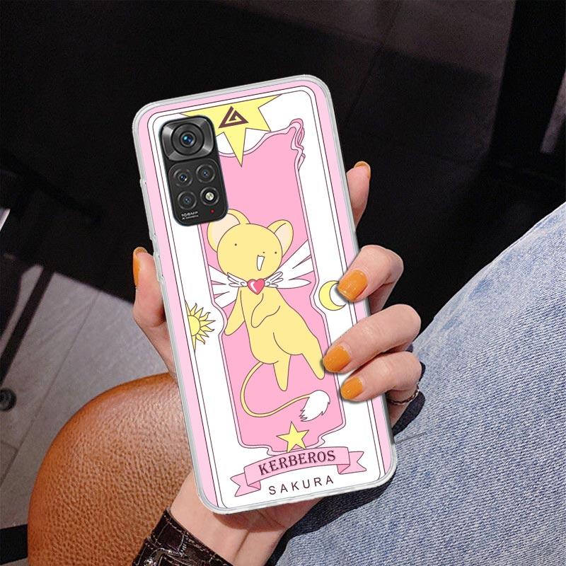 CardCaptor Sakura Anime Phone Case For Xiaomi Redmi Note 15 14 13 12S 12 11 Pro Plus 14S 11S 11E 10 10S 11T 5G Personalized Cove