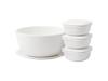 (like-it)Colander and Bowl That Can Also Be Used for Scrubbing riceLBK-S-01 Set White 1 serving160-200gRice Frozen Container