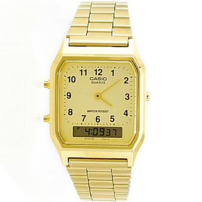 Casio Часы зарубежная модель реимпортированный продукт Ana-Digi AQ230GA-9B мужские