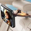Baby Car Mirror for Child Headrest Hook Clamp Large Car See Your Face Without Turning Auxiliary Curved Easy Compatible with of Baby Child Seat Mirror