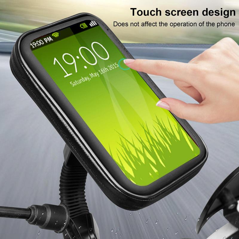 Держатель для телефона с навигацией, водонепроницаемый держатель для мобильного телефона для мотоцикла, скутера, сумка, чехол для горного велосипеда, мотоцикла, чехол для мобильного телефона