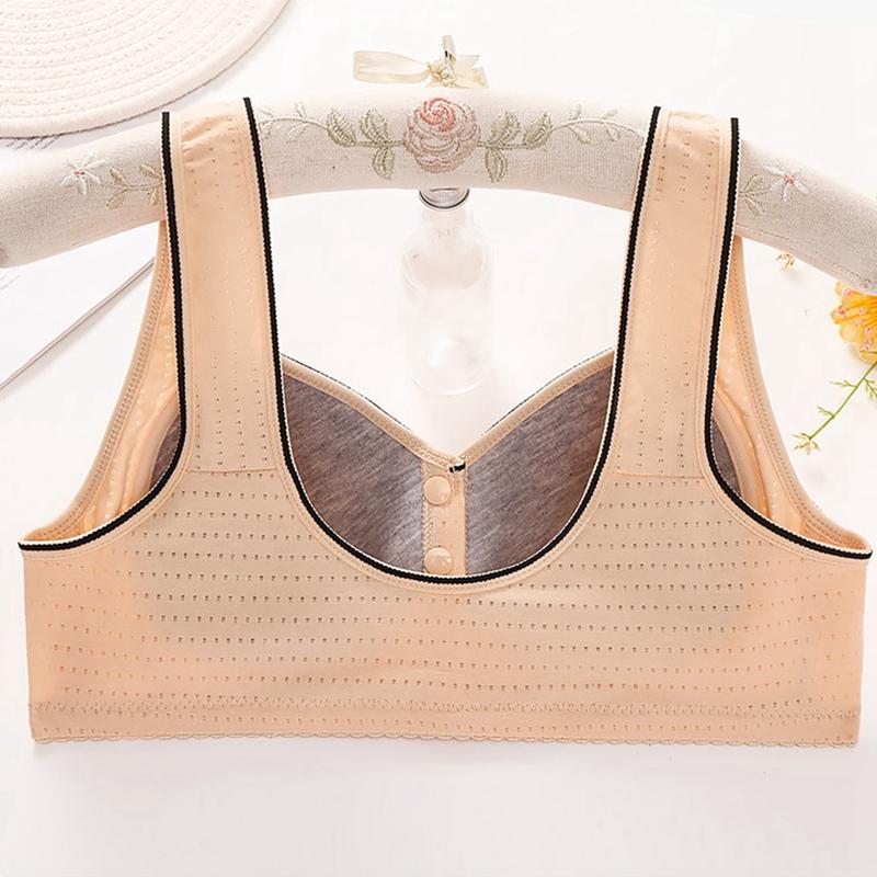 Женский бюстгальтер большого размера с передней застежкой, с широкими бретелями, в стиле жилета