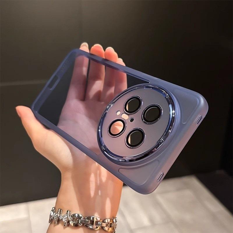 Applicable To Huawei Mate70pro Phone Case with Built-in Lens Film and Mate60pro All-inclusive Anti-drop Protective Case