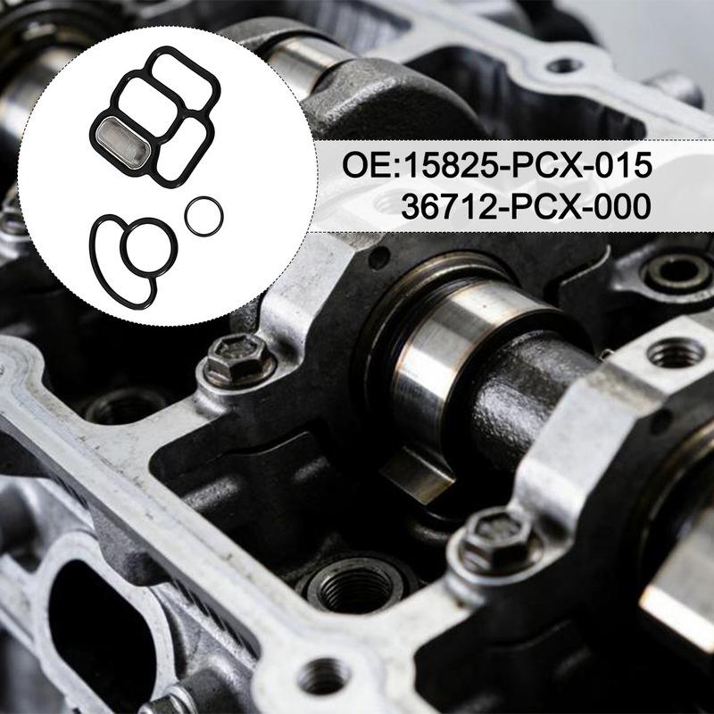 Cylinder Head Solenoid Valve Gasket Seal OEM 15825-PCX-015, 36712-PCX-000 For Honda For S2000 ( For F20C For F22C) 1999 – 2009