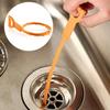 1PC 64CM Deep Reach Hair Clog Remover - ABS Plastic Pipe Dredging Tool, Unclog for Sewer/Kitchen Sink, No Tools Needed