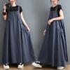 Plus Size Fashionable Plus-Size Denim Skirt for Women Loose-Fit Spring Summer Style Waist Belt Design Women's Clothing
