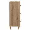 Artisan Oak Drawer Cabinet 33 x 34.5 x 90 cm Particleboard