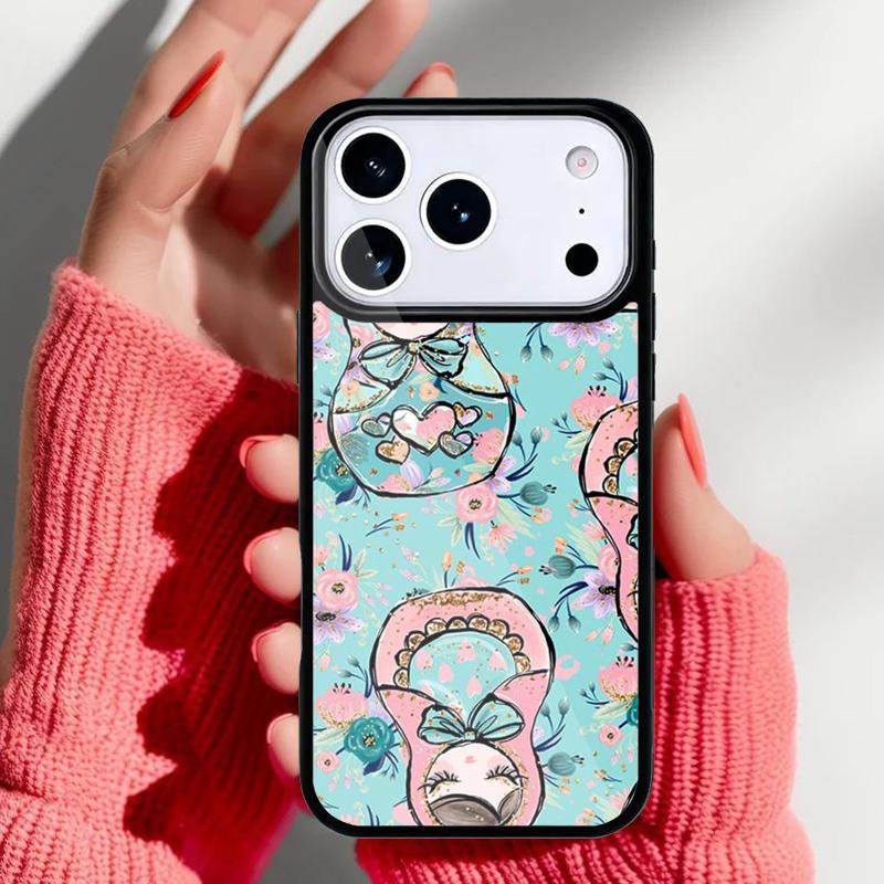 Russian Dolls Matryoshka Phone Case for iPhone 17 Air 16e 15 14 13 Pro Max Back Cover for 12 11 Pro Coque