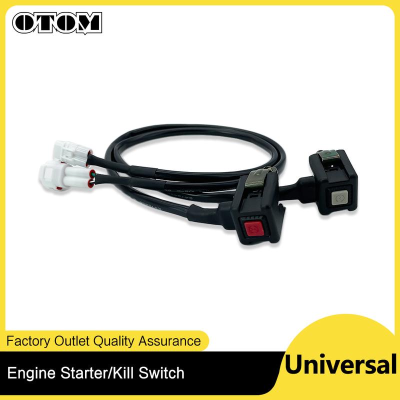Motocross Horn Button Engine Starter Kill Switch Commonly Open Electrical Converter For KTM Honda Yamaha Kawasaki ATV Universal