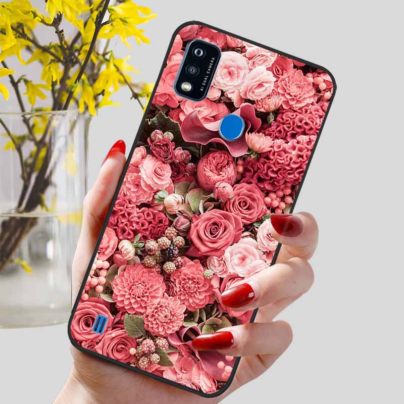 For ZTE Blade A51 Case Lovely TPU Silicone Soft Phone Cover for ZTE Blade A51 / A71 Protect Bumper Cover On BladeA51 A 51 Cute