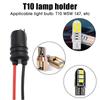 DC12V T10 W5W Разъем-держатель цоколя автомобильной клиновой лампы накаливания, удлинитель, основание для светодиодной лампы, сменные автозапчасти