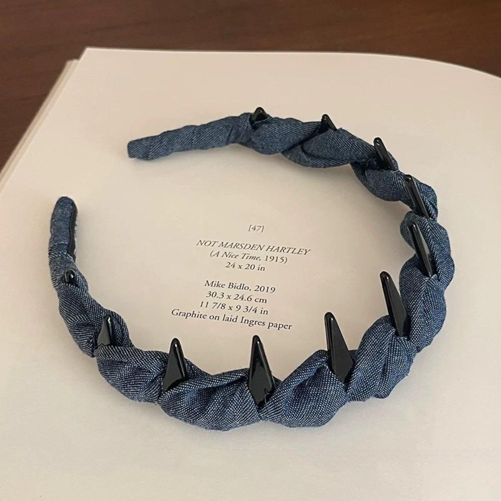 Pleated Hairband U Shape High Cranium Headband Elegant Hair Hoops Hair Accessories