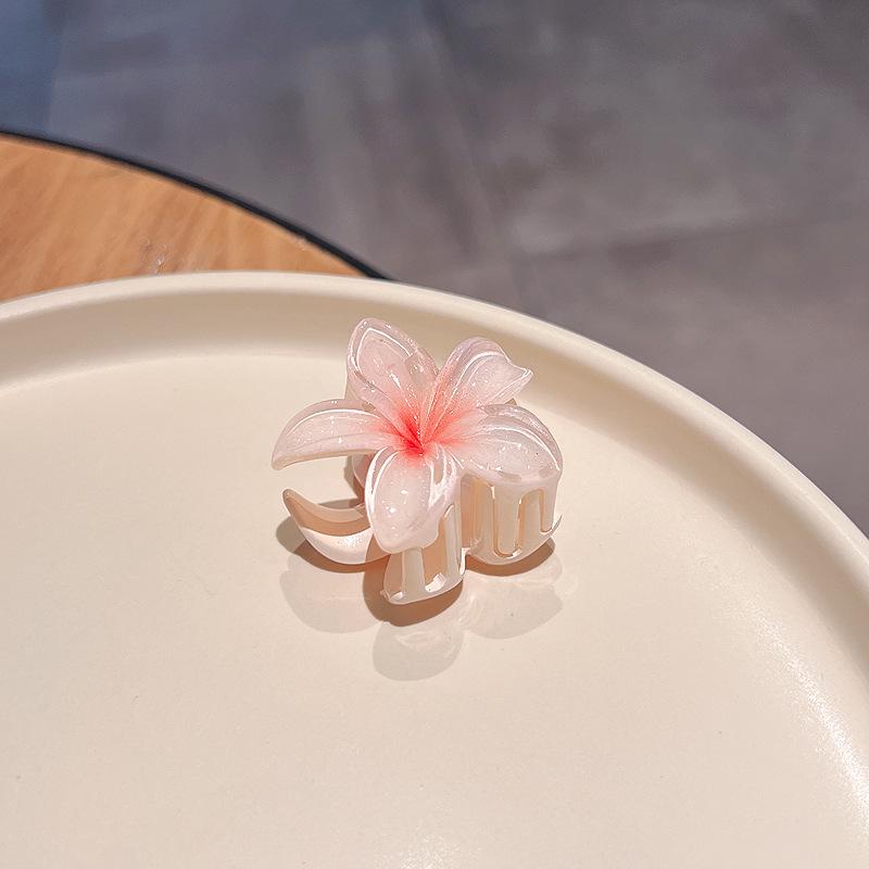 Plumeria Candy Color Fairy Hair Clip - Elegant Shark Clip Accessory