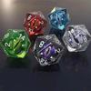 Polyhedral Crystal Dragon Eye Dice Resin Crafts Home Decor Ornaments Tarot Game Party Toy Desktop Entertainment