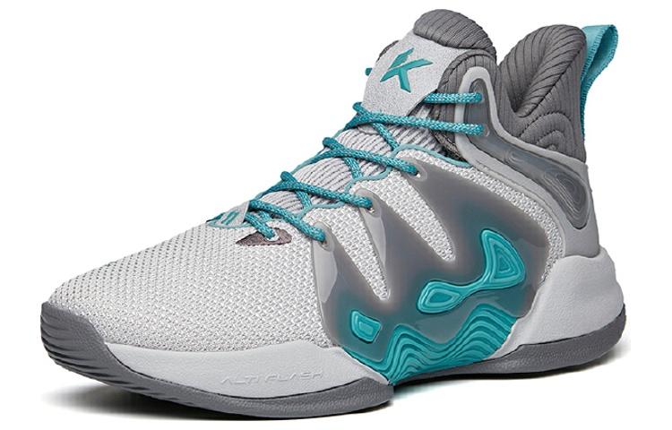 Men's Sneakers Anta Mountain 1 Fabric Cushioning Slip Resistant Abrasion Resistant Mid top Basketball Shoes