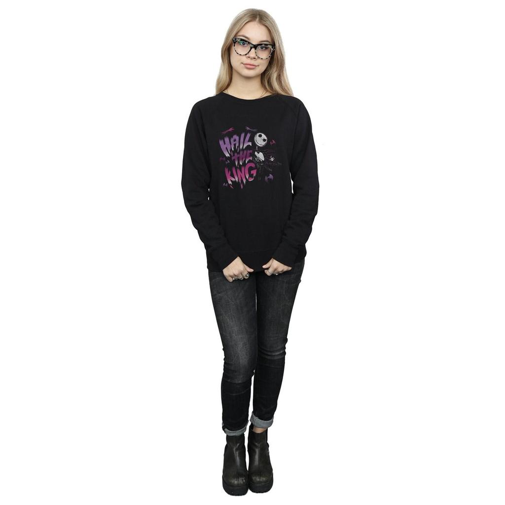 Disney Womens/Ladies Nightmare Before Christmas Hail The King Sweatshirt