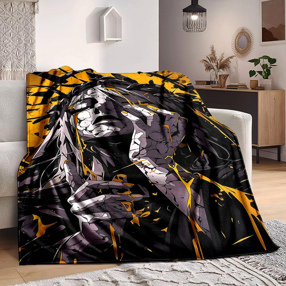 1pc Cracked Heart "Golden Tears" Blanket, Lightweight Flannel Throw Blanket For Sofa, Bed, Travel, Camping, Living Room, Office154