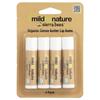 Mild By Nature Sierra Bees™, Органический бальзам для губ, Масло какао, 4 шт., 4,25 г (0,15 унции) Каждый