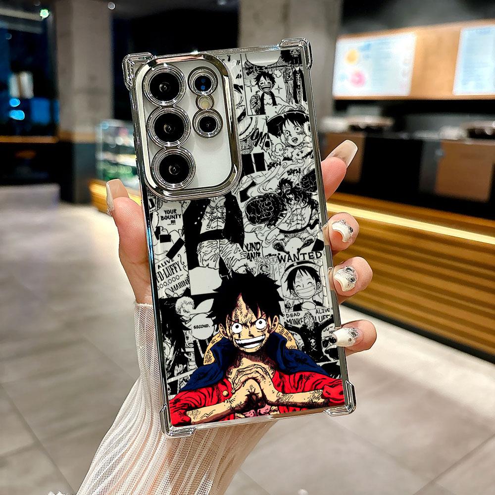 Чехол для телефона One Pieces Luffy Monkey D Coque для Galaxy S26 Ultra для Samsung S26 S25 S24 S23 S21 Ultra S20 FE S25 Plus Мягкий чехол