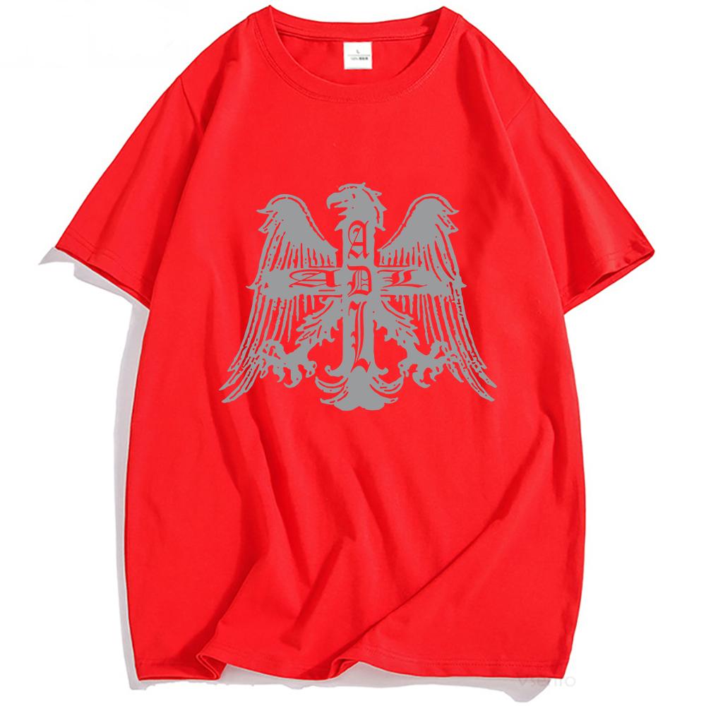 ADL EMBLEM TEE Short Sleeve 100%Cotton Comfortable Male T-shirt Summer Unisex Streetwear O-neck Fashion Soft Mens Tshirts Print Tops Anime T-shirt